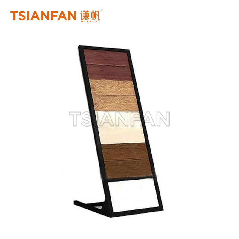Simple wooden floor display rack WE663