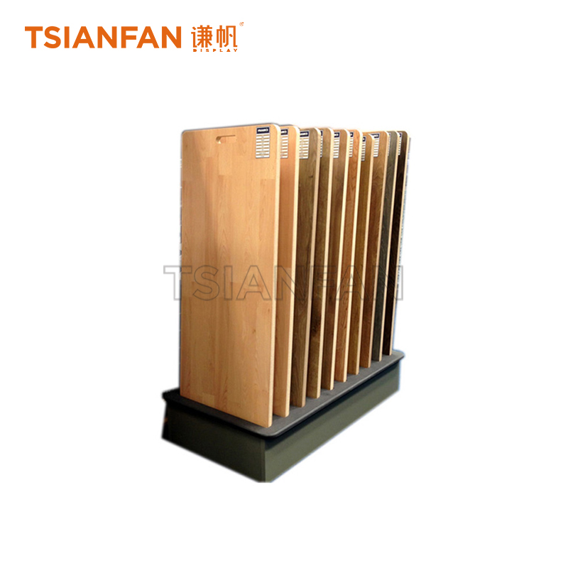 Simple wooden floor display rack WE908