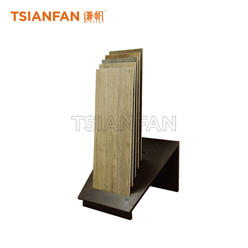 Simple wooden floor display rack WE924