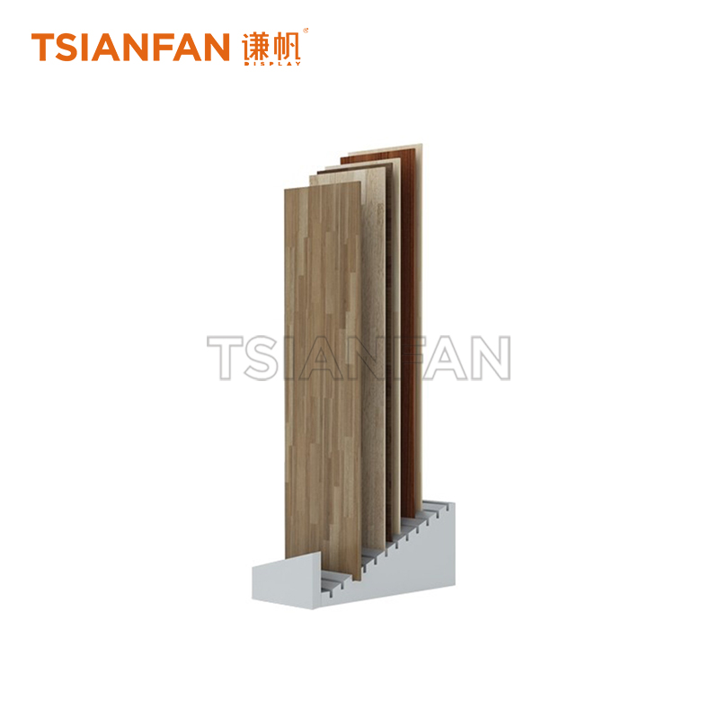 Simple wooden floor display rack WE928