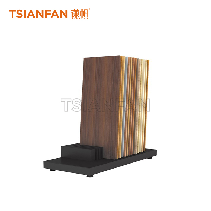 Simple wooden floor display rack WE929