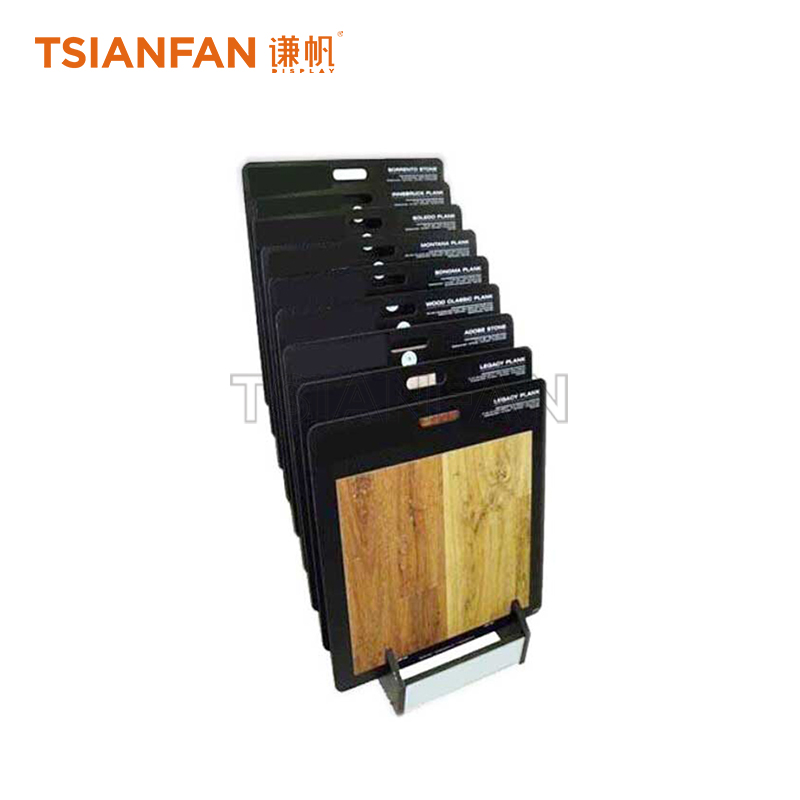 Simple wooden floor display rack WE947