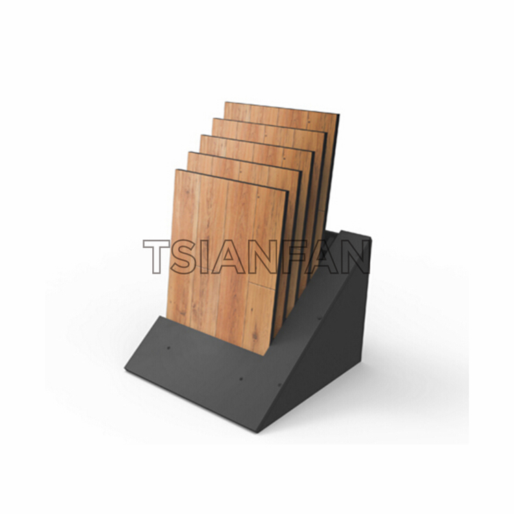 Simple wooden floor display rack WE975