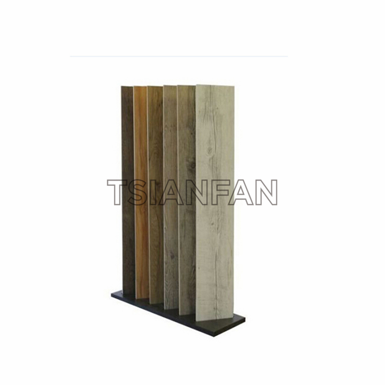 Simple wooden floor display rack WE984