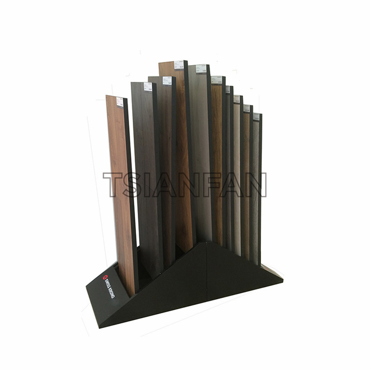 Simple wooden floor display rack WE992