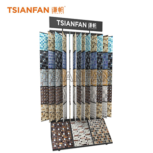 Floor-standing mosaic display rack ML002