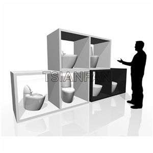 Toilet display stand VM002