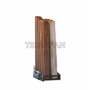 Simple wooden floor display rack WE1001